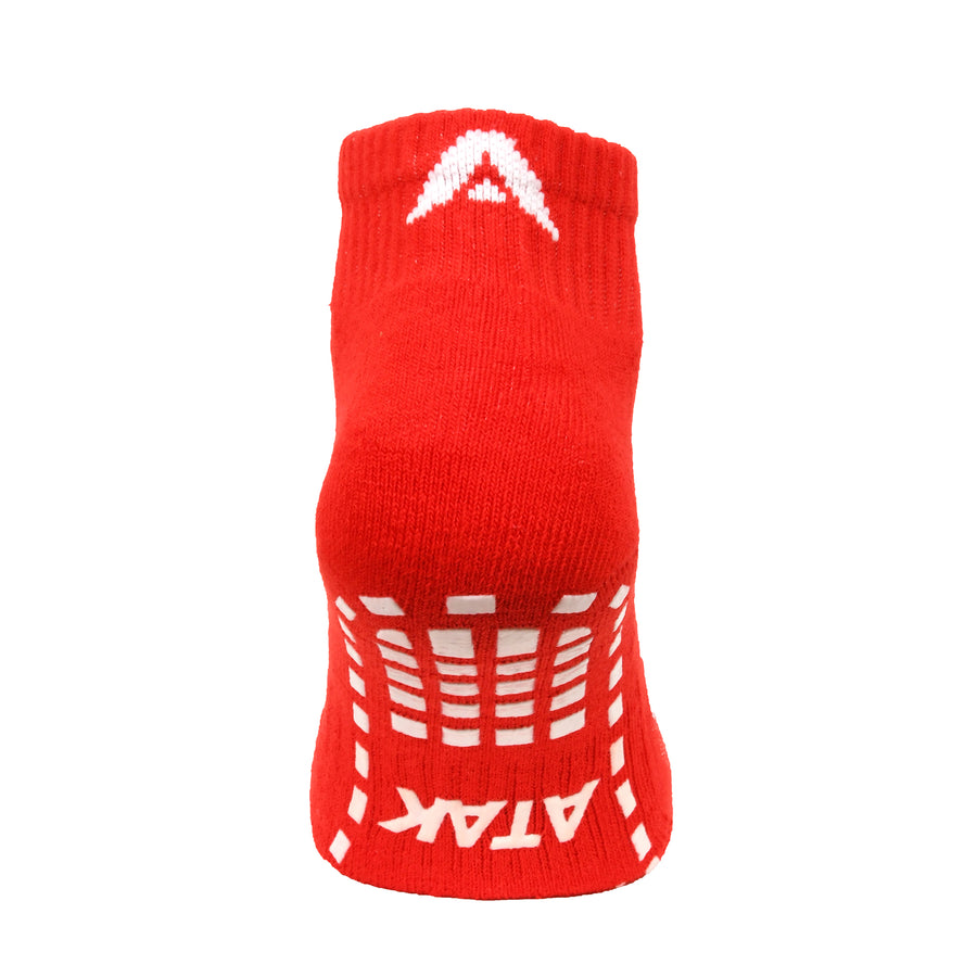 ATAK GRIPZLITE PRO QUARTER SOCKS RED