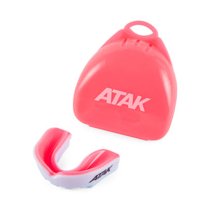 ATAK Fortis Gel Mouthguard Royal Pink/White