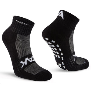 ATAK GRIPZLITE PRO QUARTER SOCKS BLACK