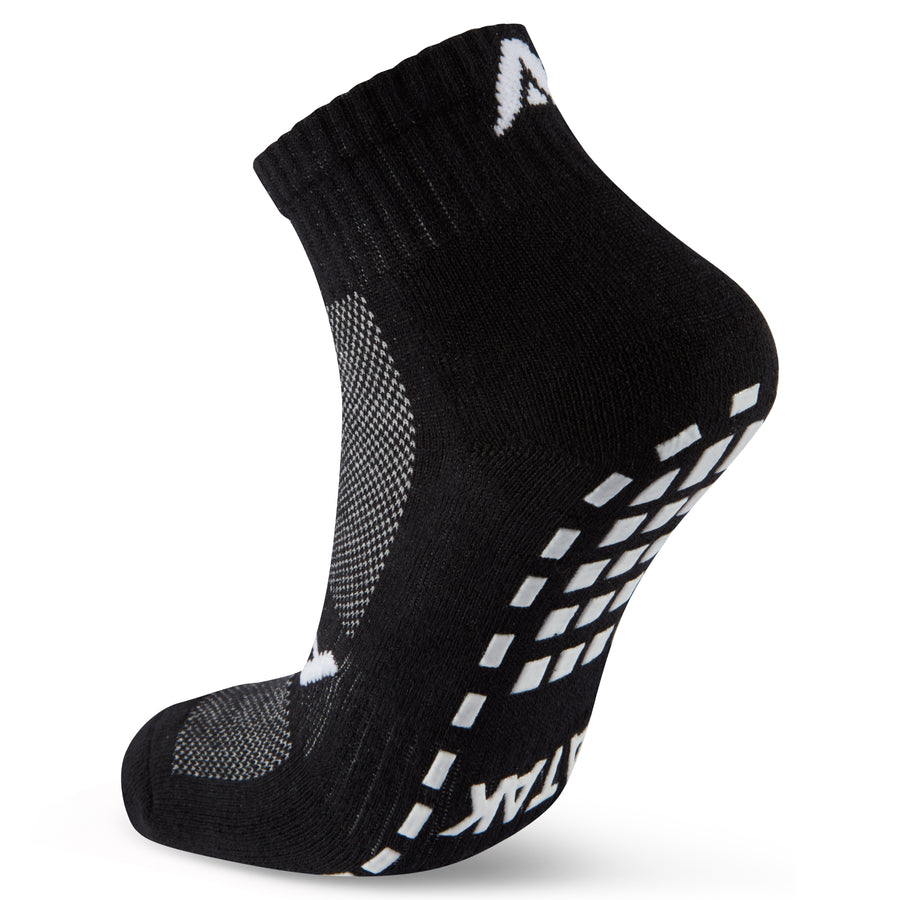 ATAK GRIPZLITE PRO QUARTER SOCKS BLACK