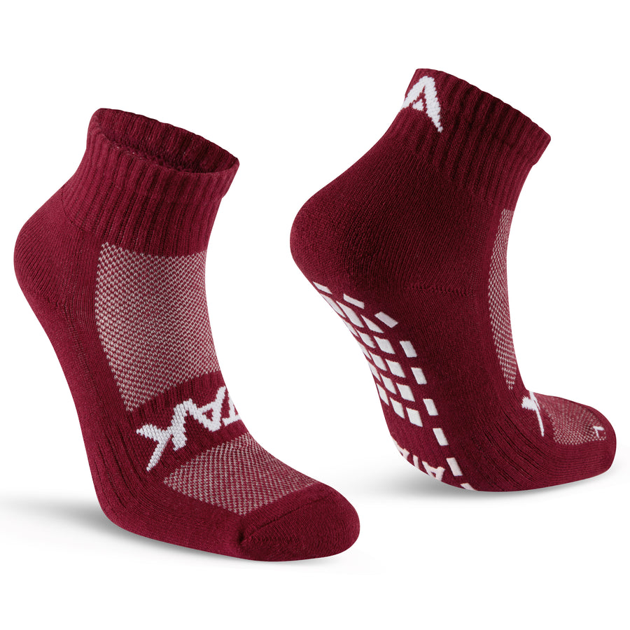 ATAK GRIPZLITE PRO QUARTER SOCKS MAROON