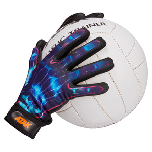 ATAK Neon Gaelic Grip Glove Blue