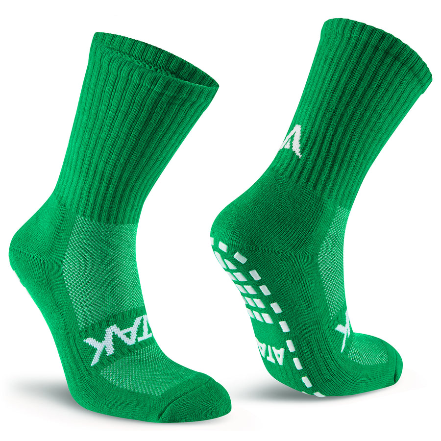 ATAK SHOX Mid-Leg Grip Socks Green