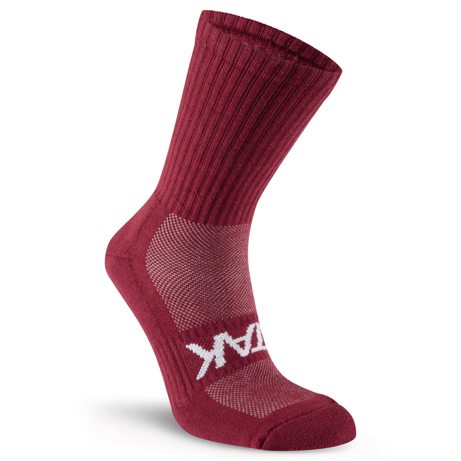 ATAK SHOX Mid-Leg Grip Socks Maroon