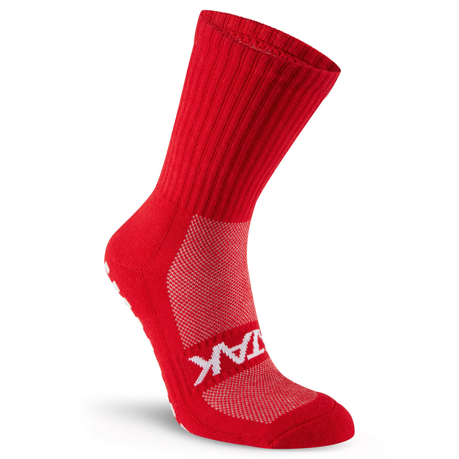 ATAK SHOX Mid-Leg Grip Socks Red – ATAK Sports GB