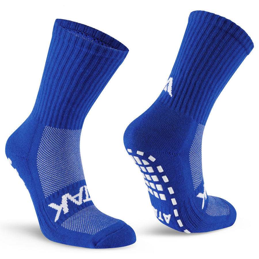 ATAK SHOX Mid-Leg Grip Socks Blue