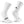 Load image into Gallery viewer, ATAK SHOX Mid-Leg Grip Socks White
