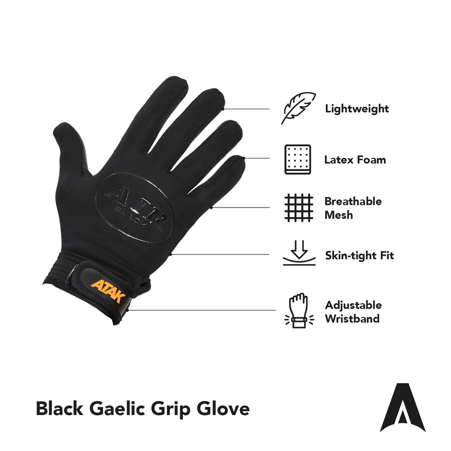 ATAK Air Gaelic Grip Glove Black