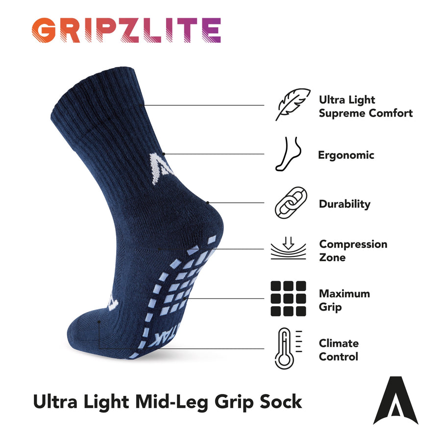 ATAK GRIPZLITE PRO SOCKS NAVY