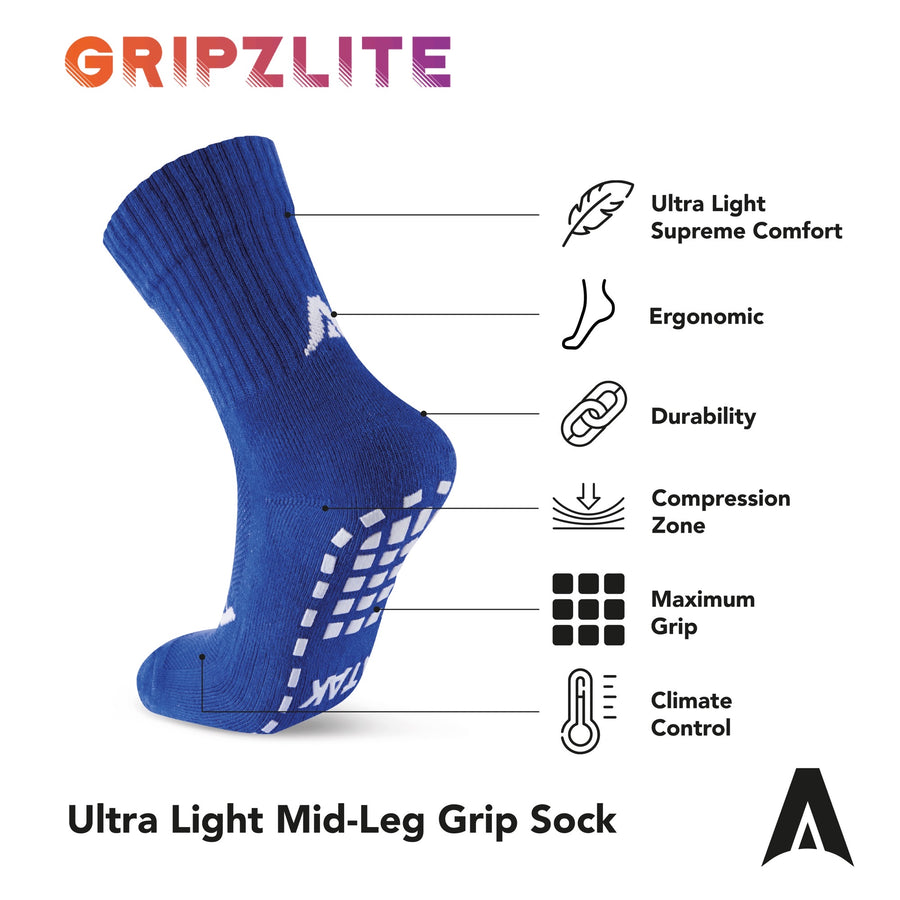 ATAK GRIPZLITE PRO SOCKS ROYAL BLUE