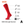 Load image into Gallery viewer, ATAK SHOX Full Length Grip Socks Red

