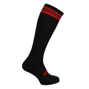 ATAK 3 Bar Sports Socks Black/Red