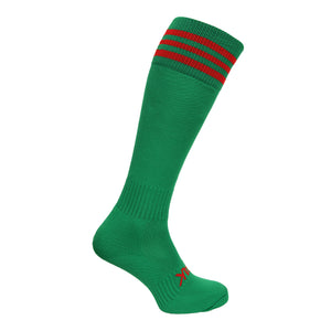 ATAK 3 Bar Sports Socks Green/Red