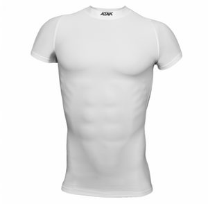 ATAK Compression Short Sleeve Unisex Shirt White – ATAK Sports GB