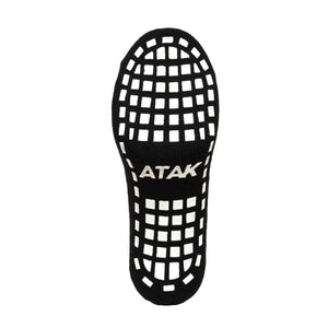 ATAK GRIPZLITE PRO QUARTER SOCKS BLACK