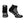 Load image into Gallery viewer, ATAK GRIPZLITE PRO QUARTER SOCKS BLACK
