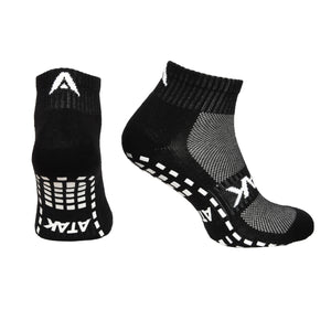 ATAK GRIPZLITE PRO QUARTER SOCKS BLACK