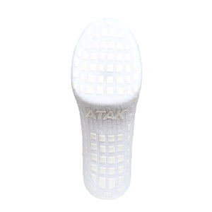 ATAK GRIPZLITE PRO QUARTER SOCKS WHITE