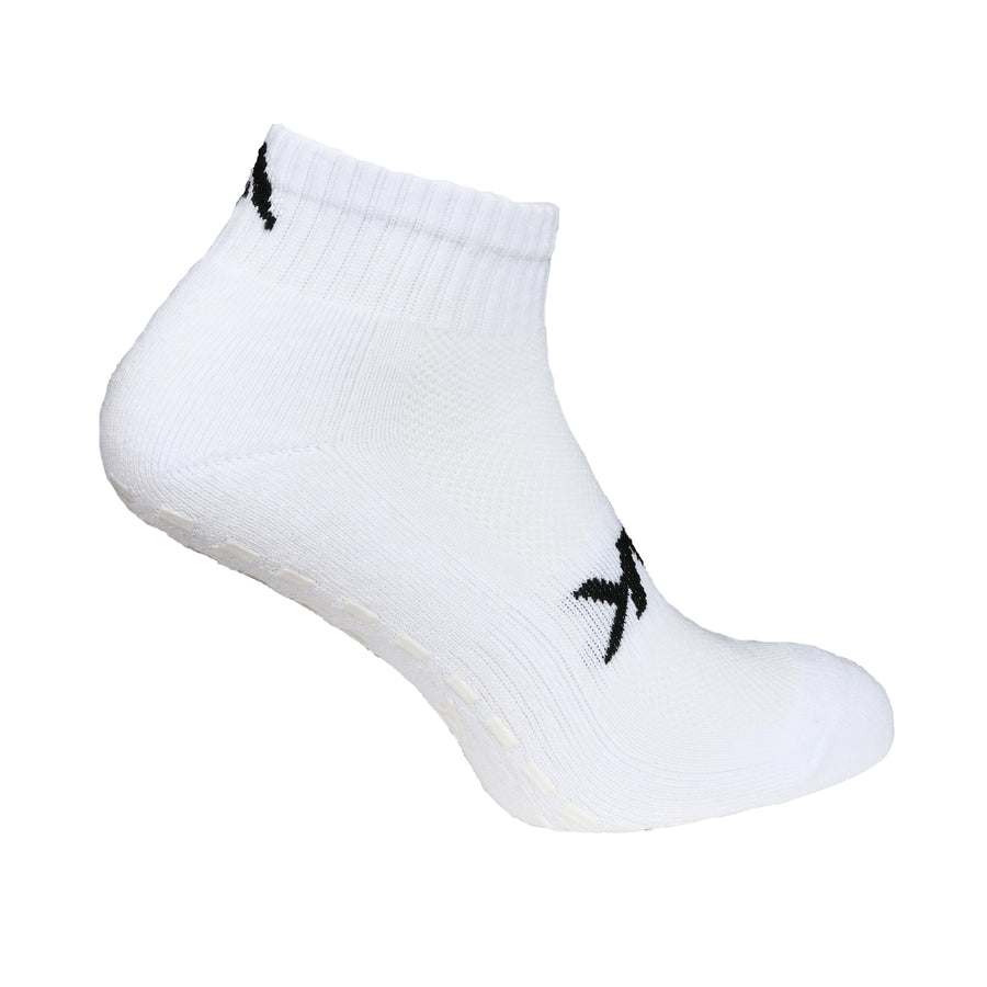 ATAK GRIPZLITE PRO QUARTER SOCKS WHITE