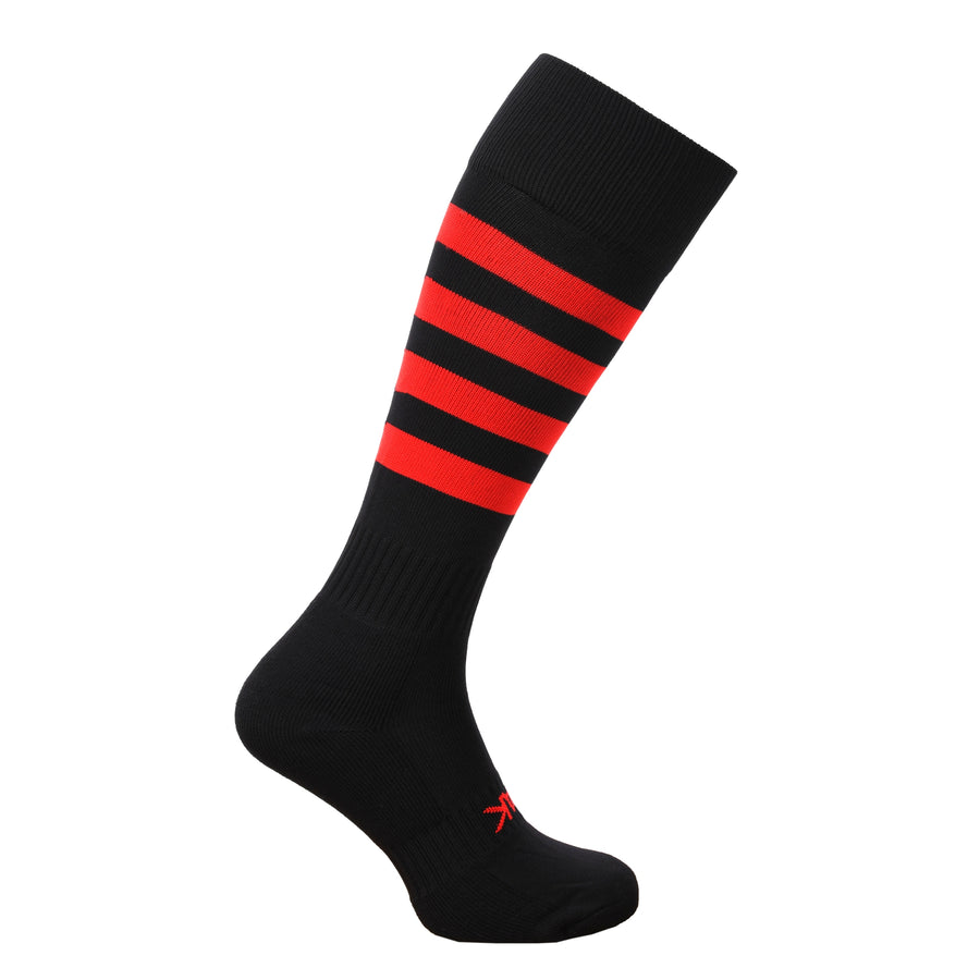 ATAK Hoops Socks Black/Red