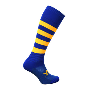 ATAK Hoops Socks Royal Blue/Gold