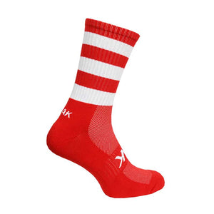 ATAK SHOX MID-LEG SPORTS SOCK RED/WHITE