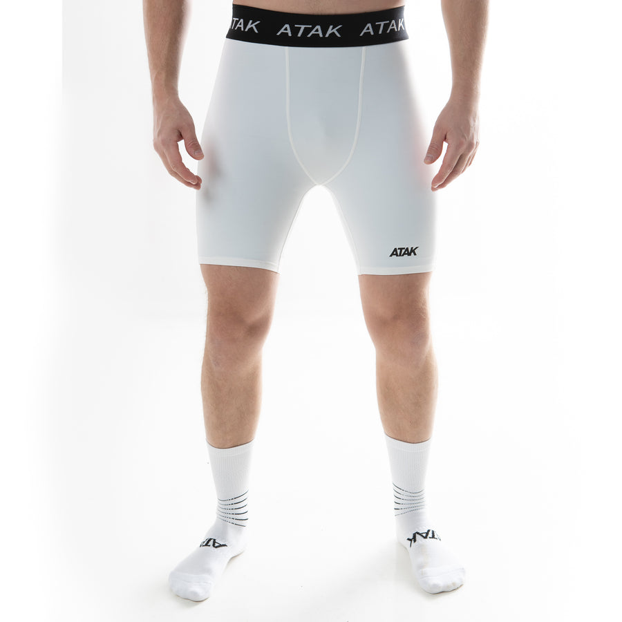 ATAK Compression Shorts Men's White
