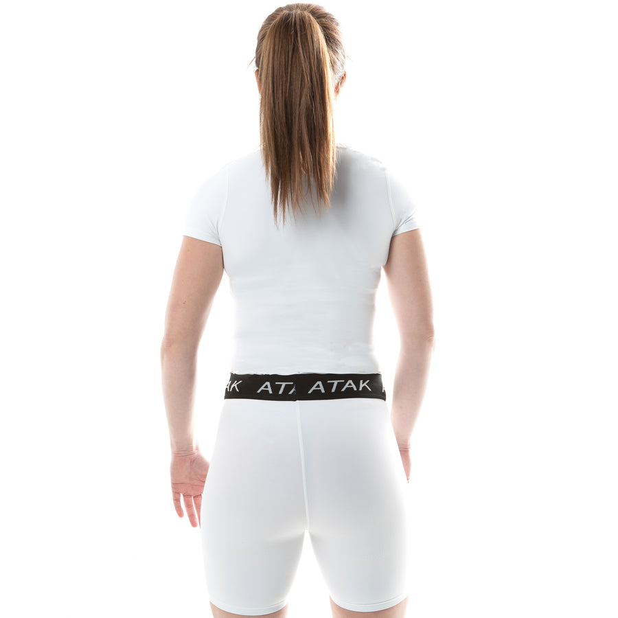 ATAK Compression Shorts Women's White