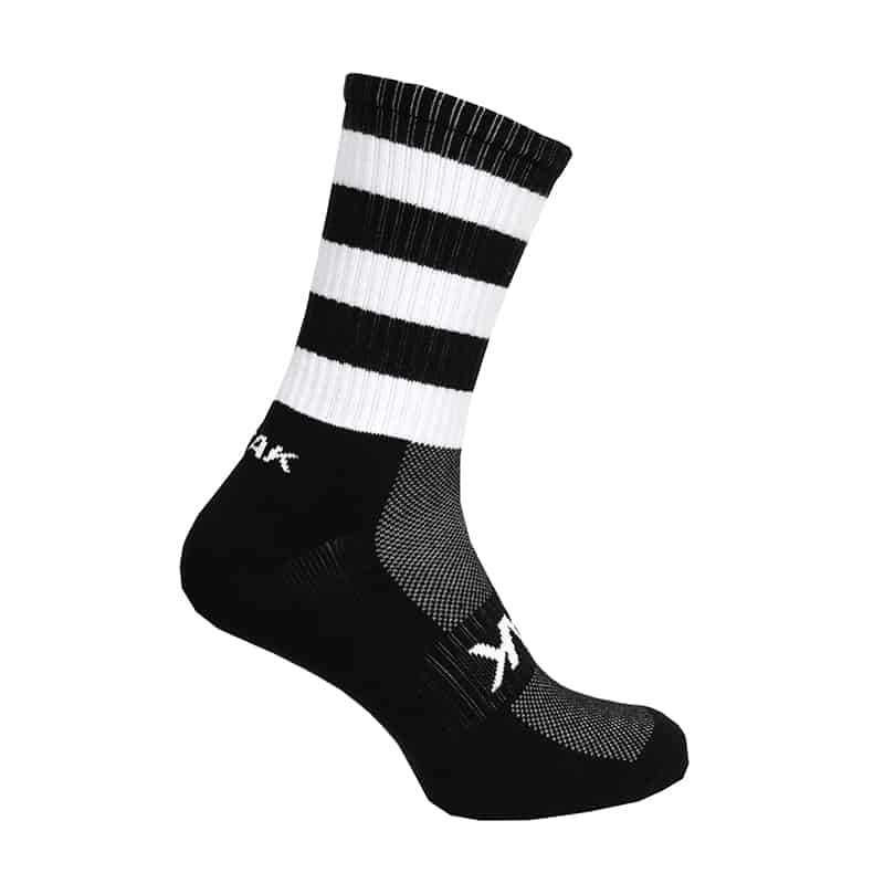 ATAK SHOX MID-LEG SPORTS SOCK BLACK/WHITE