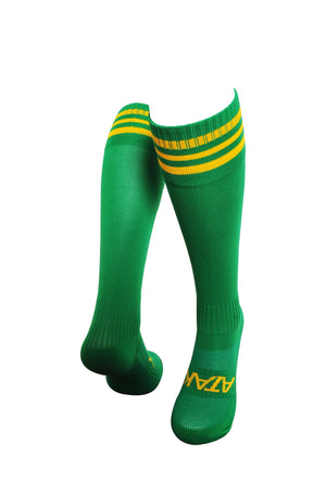 ATAK 3 Bar Sports Socks Green/Gold