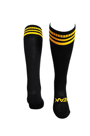 ATAK 3 Bar Sports Socks Black/Amber